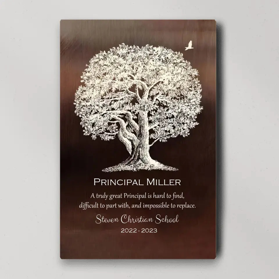 A Truly Great Principal Is Hard To Find - Personalized Canvas - Gift For Principal | 212IHPNPCA775