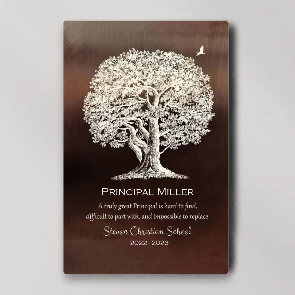 A Truly Great Principal Is Hard To Find - Personalized Canvas - Gift For Principal | 212IHPNPCA775