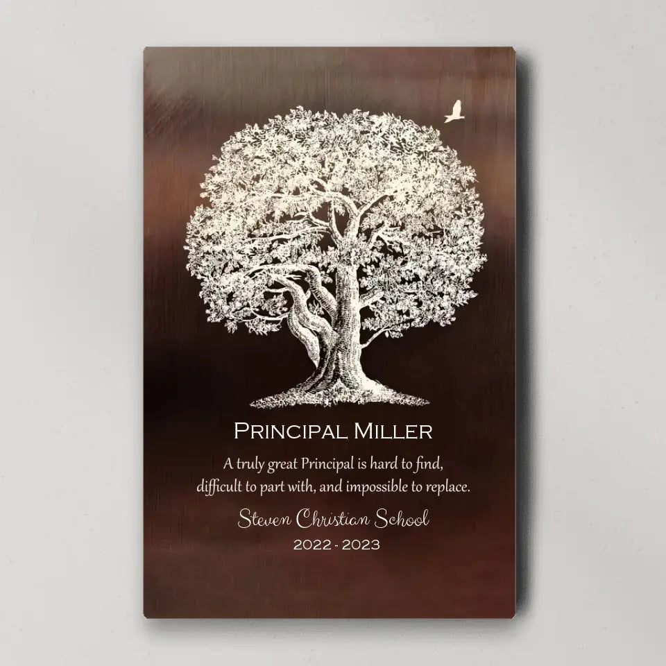 A Truly Great Principal Is Hard To Find - Personalized Canvas - Gift For Principal | 212IHPNPCA775