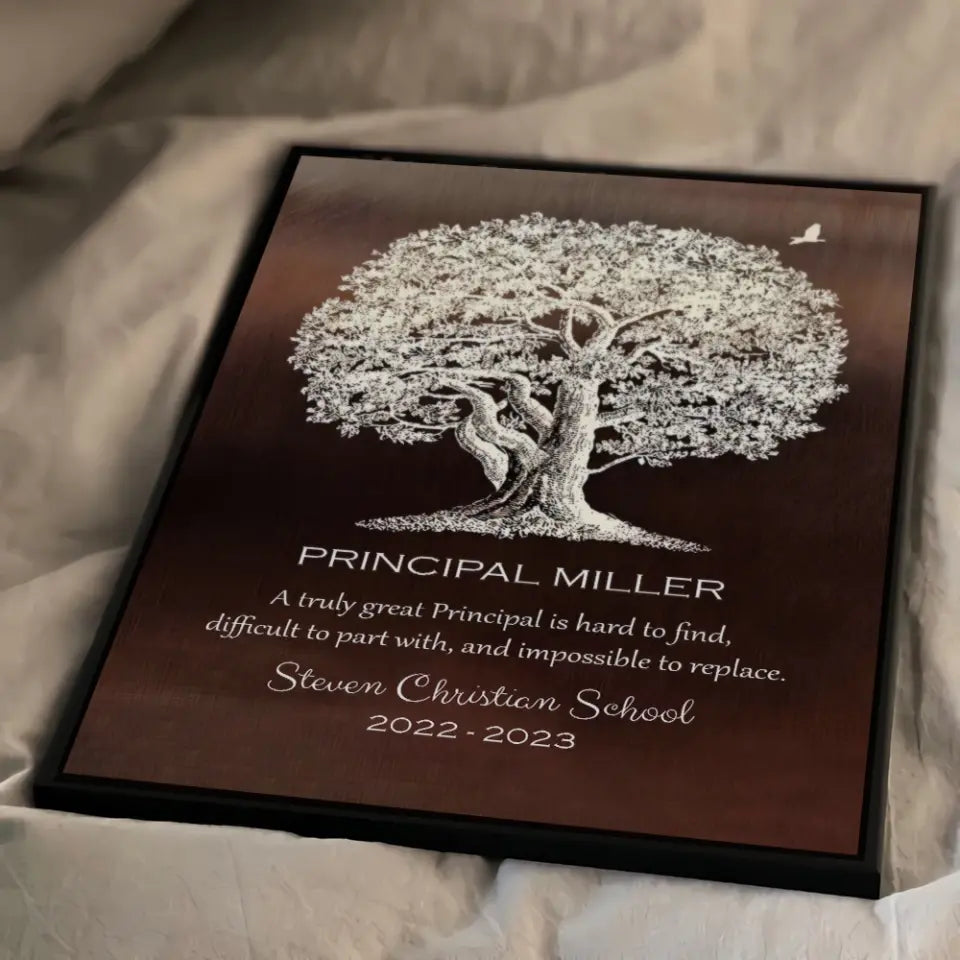 A Truly Great Principal Is Hard To Find - Personalized Canvas - Gift For Principal | 212IHPNPCA775