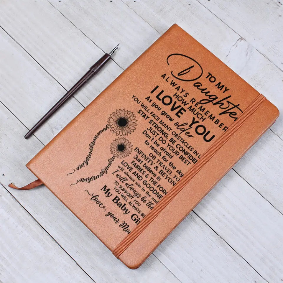 Always Remember How Much I Love You Personalized Journal
