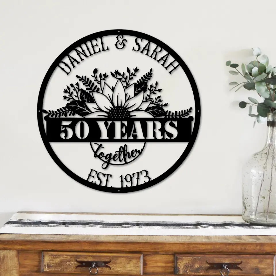 To Many More Years Together Custom Metal Signs Anniversary Gift For Couple