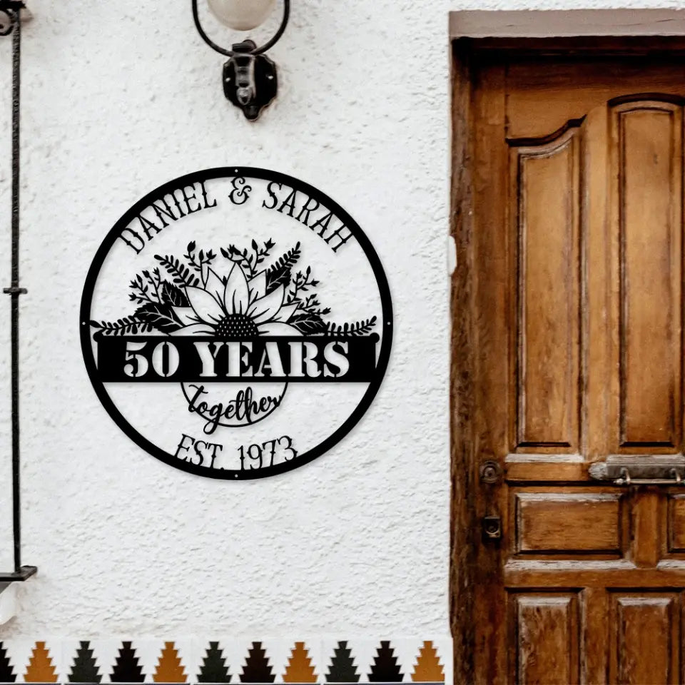 To Many More Years Together Custom Metal Signs Anniversary Gift For Couple