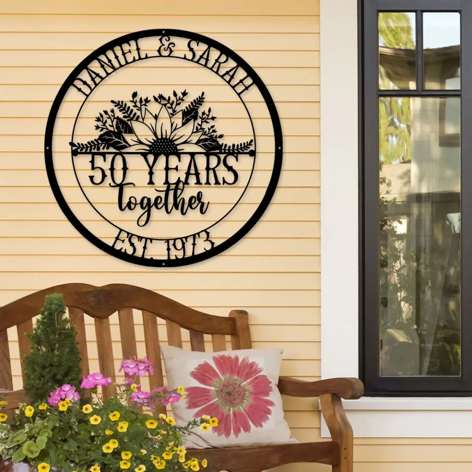 To Many More Years Together Custom Metal Signs Anniversary Gift For Couple