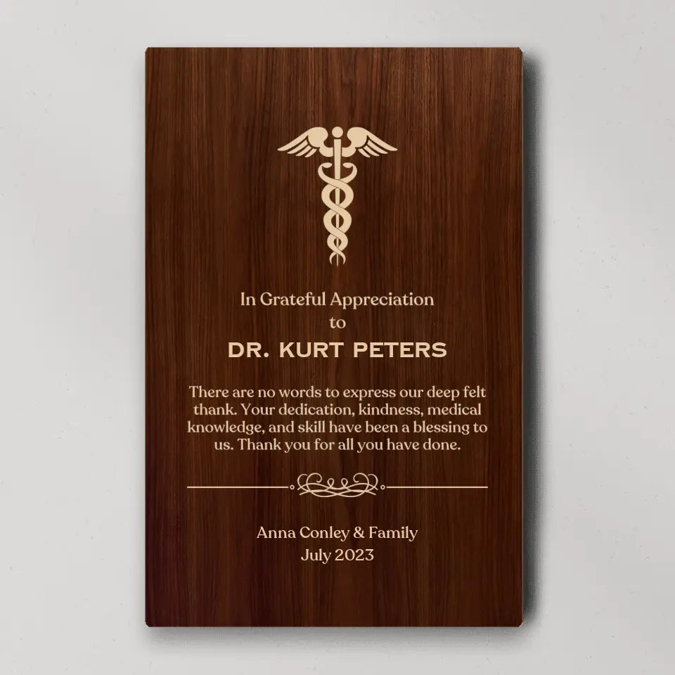 In Grateful Appreciation - Personalized Canvas/Poster - Gifts For Dentist/Medical Student
Pharmacy | 307IHPLNCA845