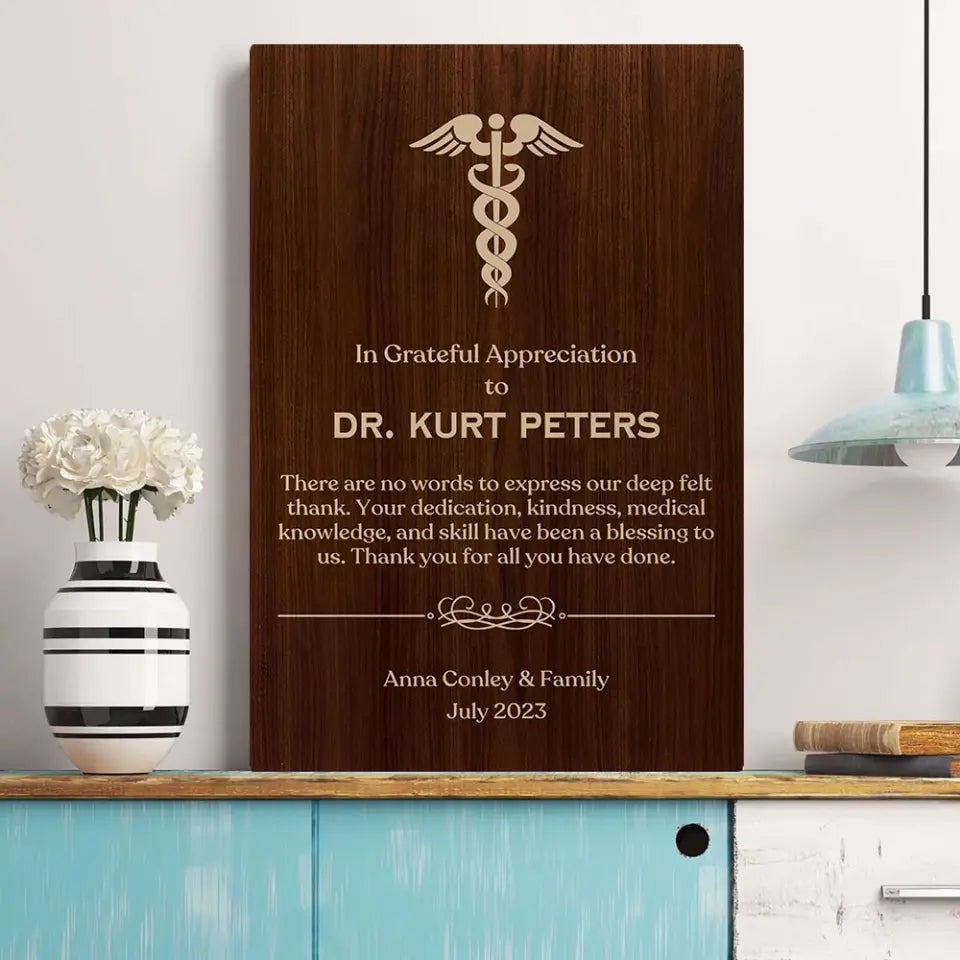 In Grateful Appreciation - Personalized Canvas/Poster - Gifts For Dentist/Medical Student
Pharmacy | 307IHPLNCA845