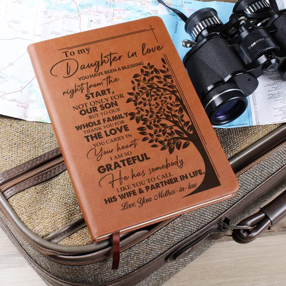 You Have Been A Blessing Right From The Start - Graphic Leather Journal