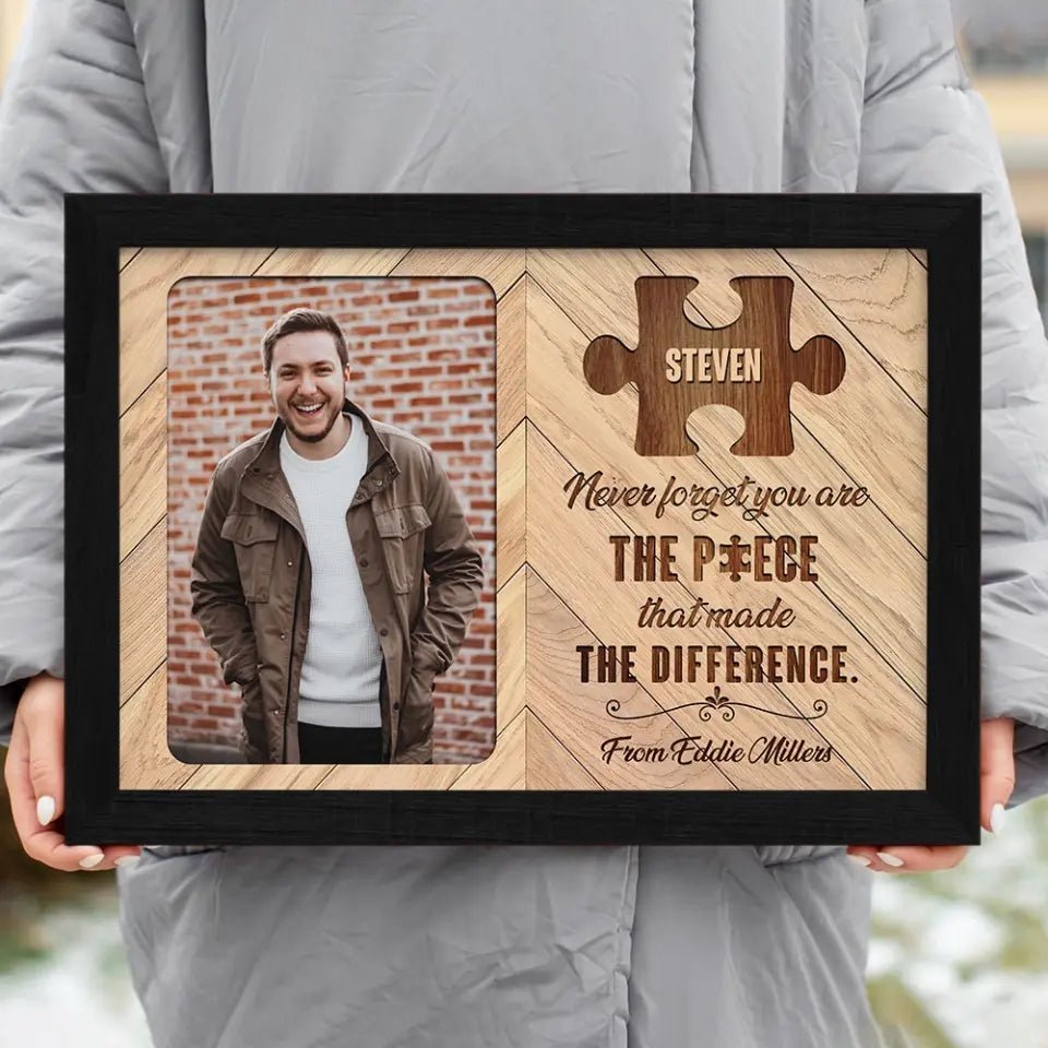 You Are The Piece - Personalized Canvas/Poster - Retirement Gift | 308IHPLNCA403
