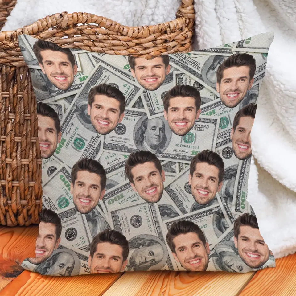 Funny Custom Face - Personalized Pillow