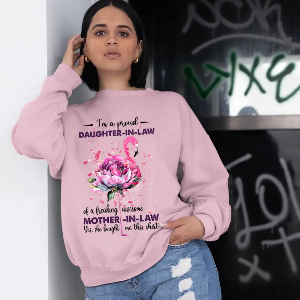 I'm A Proud Daughter-in-law - Sweatshirt Shirt - Gift For Daughter-in-law | 308IHPNPTS993