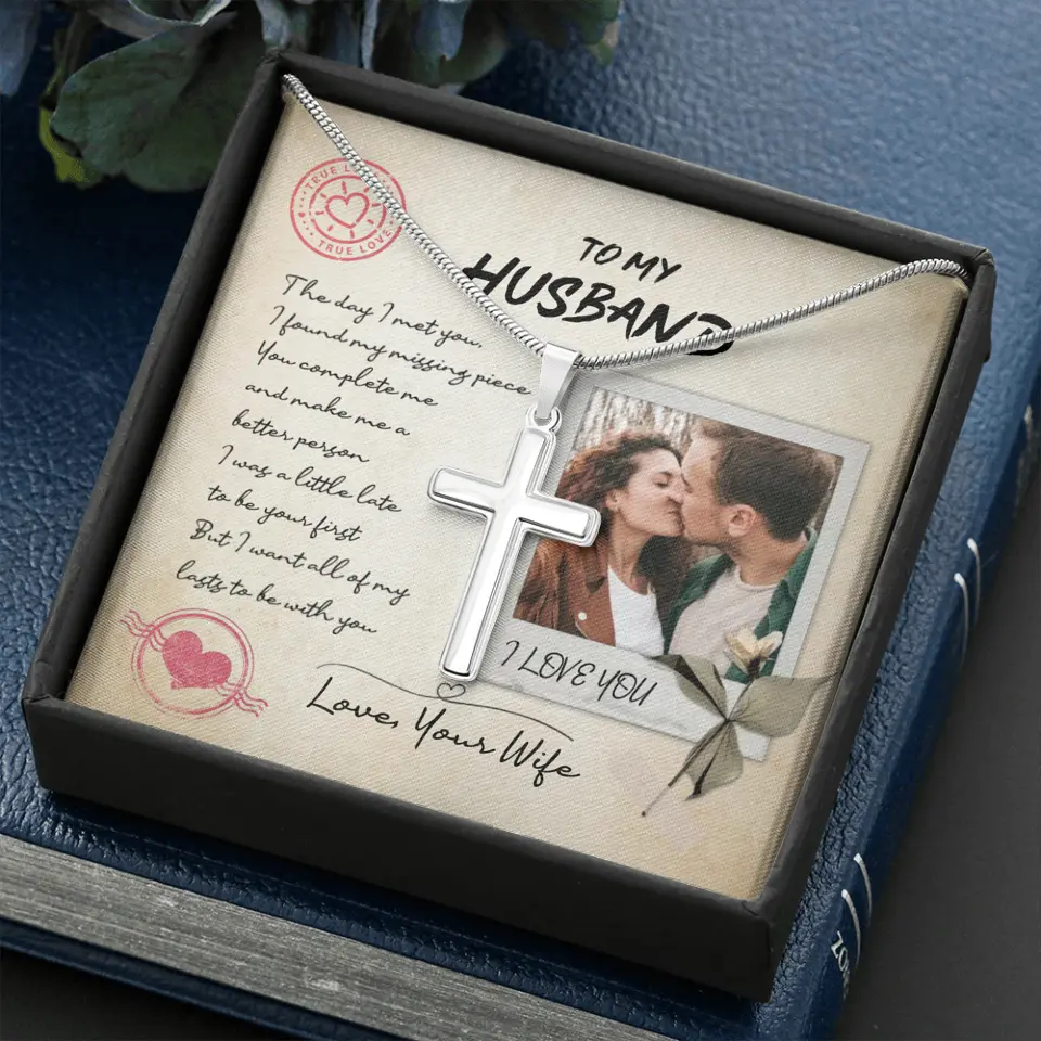 Personalized Valentine Gifts - The Day I Met You I Found My Missing Piece Personalized Necklace