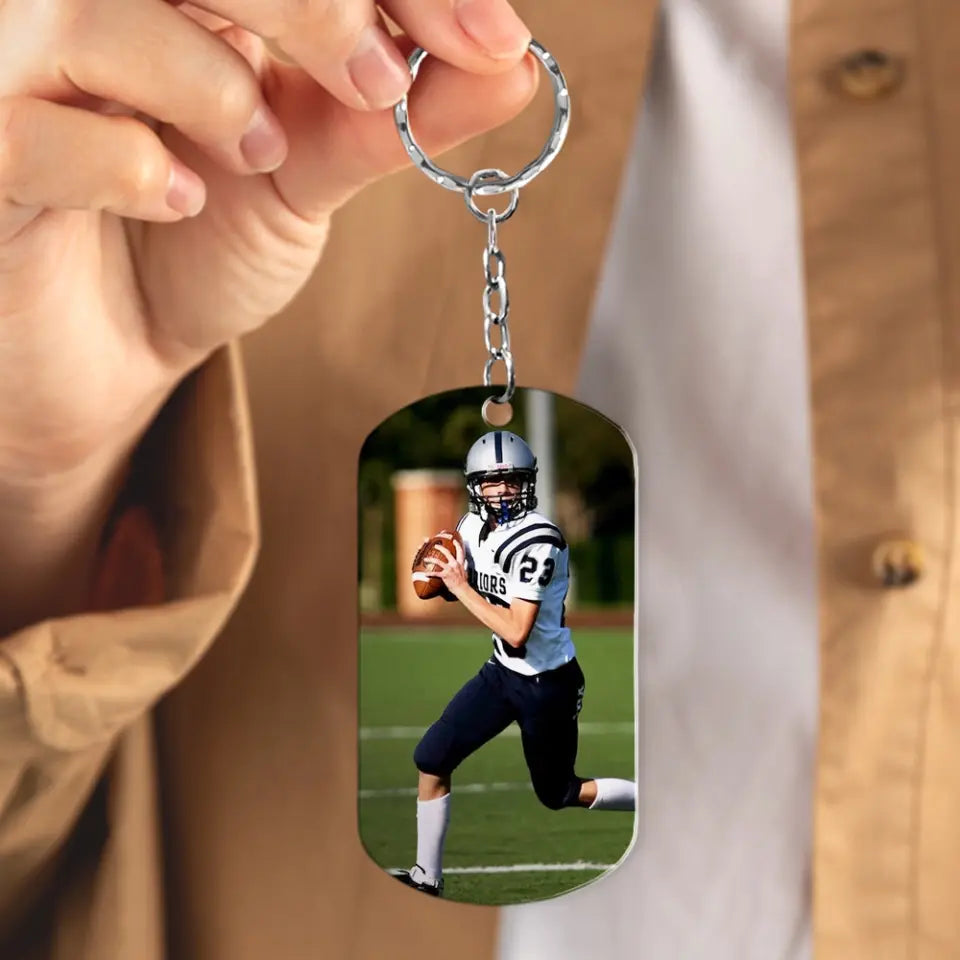 Success Isn't Given It's Earned Personalized Stainless Steel Keychain