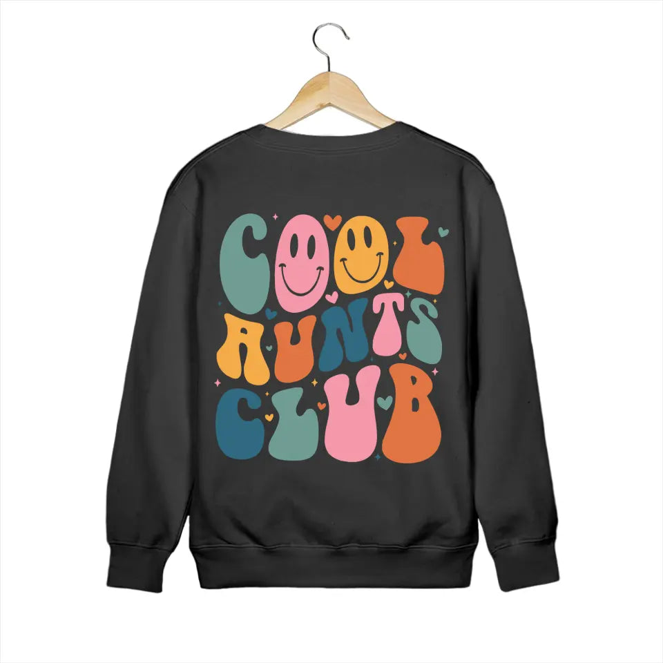 Cool Aunts Club Sweatshirt Birthday Gift For Aunts