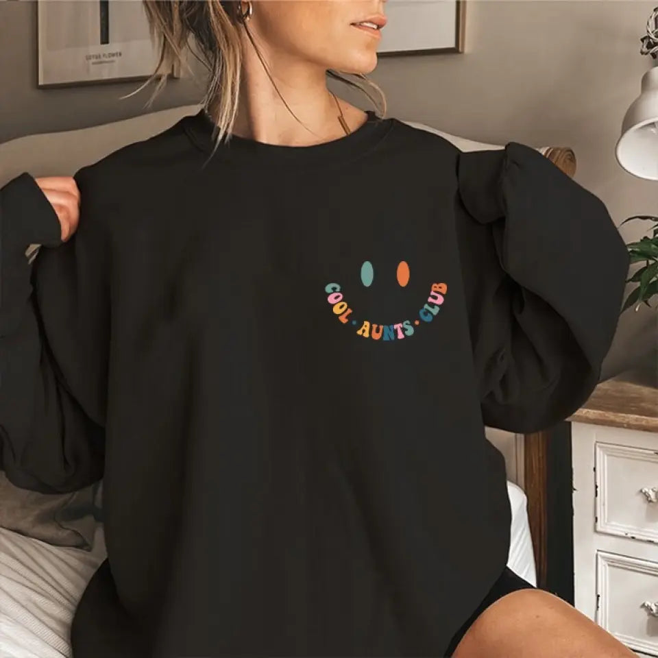 Cool Aunts Club Sweatshirt Birthday Gift For Aunts