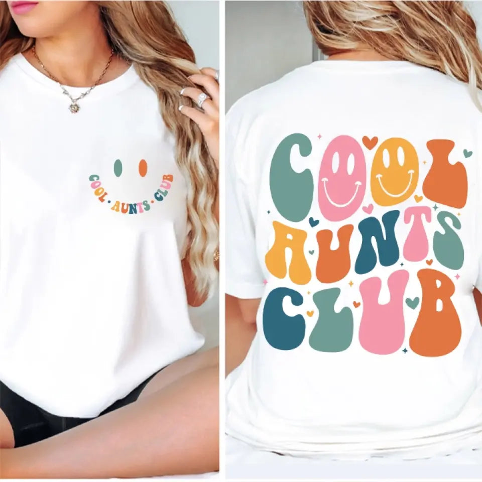 Cool Aunts Club Sweatshirt Birthday Gift For Aunts