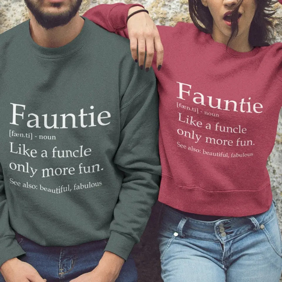 Funcle & Fauntie Sweatshirt, Matching Shirts, Uncle and Aunt, Christmas Gift | 310IHPLNTS1070