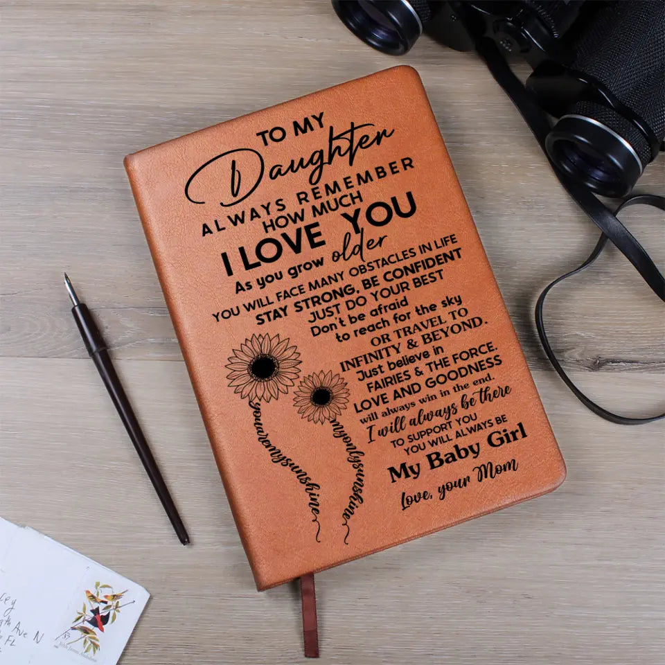 Always Remember How Much I Love You Personalized Journal