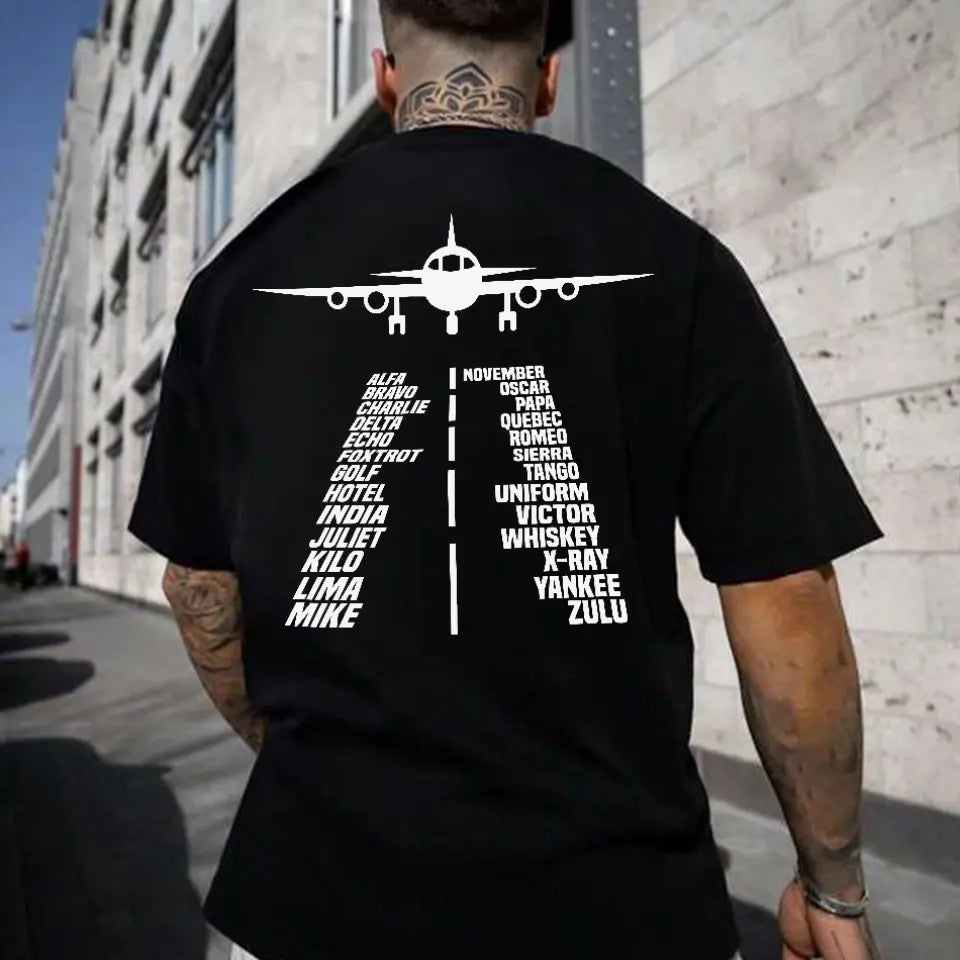Alphabet Flying Pilot Shirt Gifts for Pilot