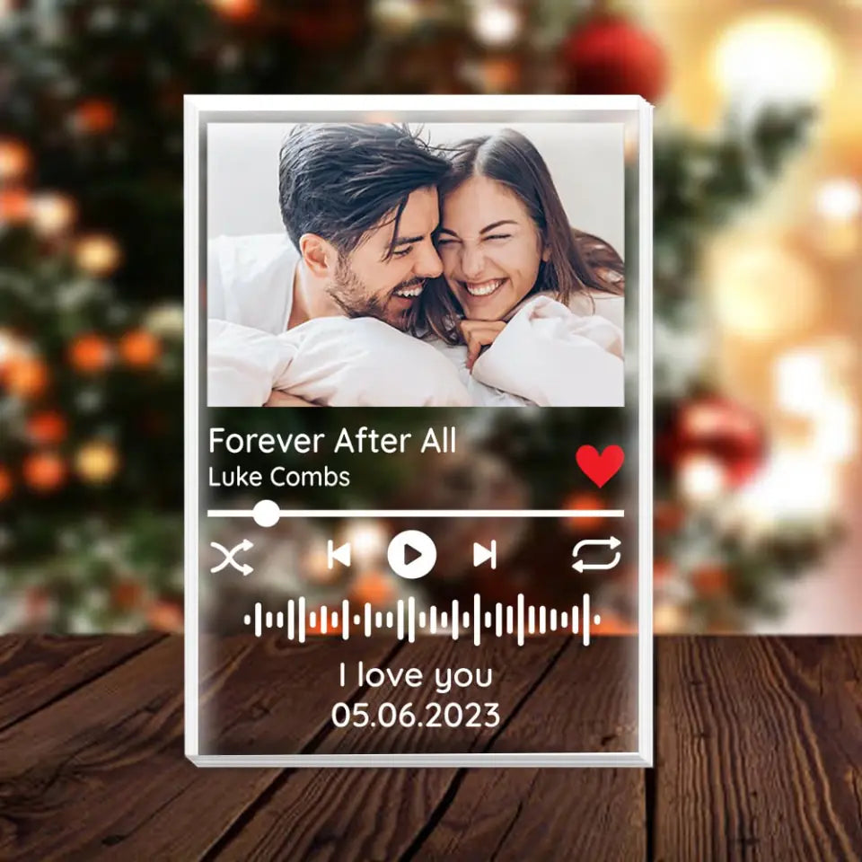 Melody Of Love Personalized Acrylic Plaque