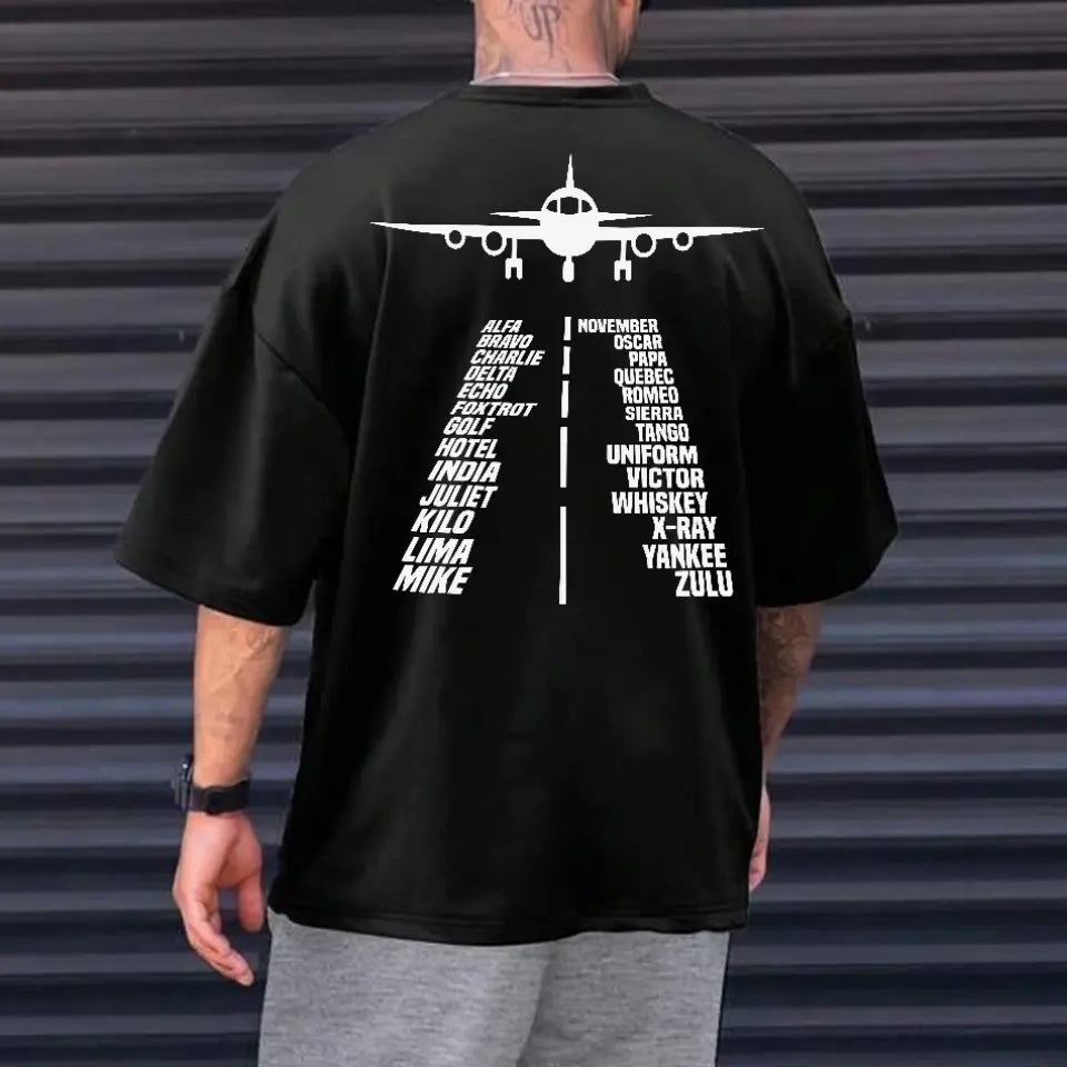 Alphabet Flying Pilot Shirt Gifts for Pilot
