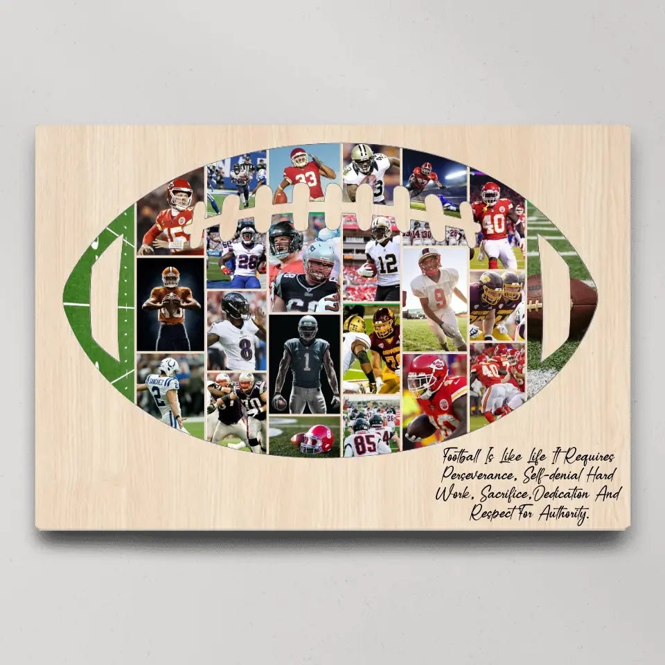Football Is Like Life Requires, Personalized Canvas Poster, Gift For Football Players, Lovers | 309IHPNPCA264