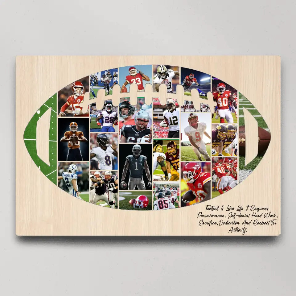 Football Is Like Life Requires, Personalized Canvas Poster, Gift For Football Players, Lovers | 309IHPNPCA264