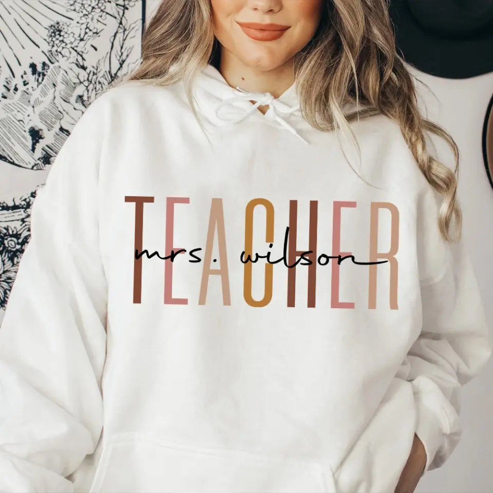 Teacher Life, Standard Crew Neck Sweatshirt, Gift For Teacher | 310IHPNPTS1122