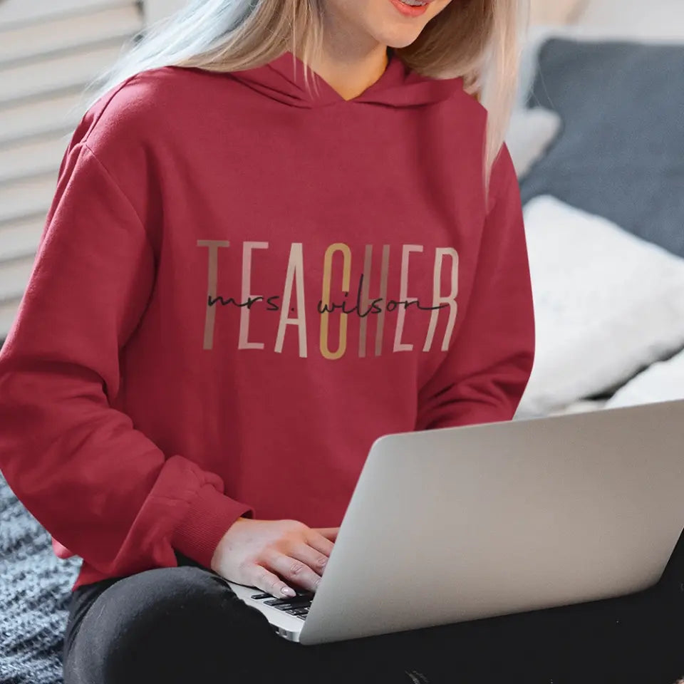 Teacher Life, Standard Crew Neck Sweatshirt, Gift For Teacher | 310IHPNPTS1122