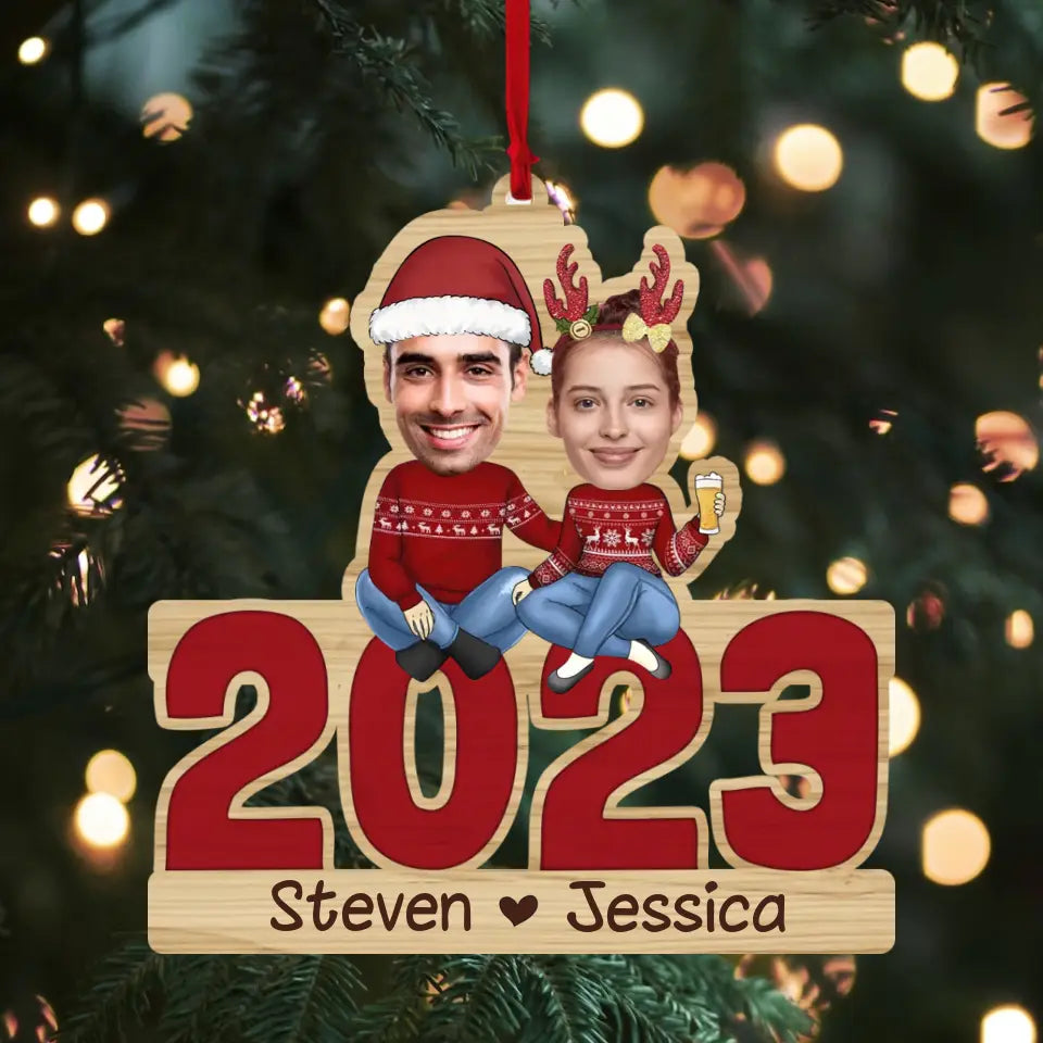 May Your Christmas Be Bright - Personalized Wooden Ornament