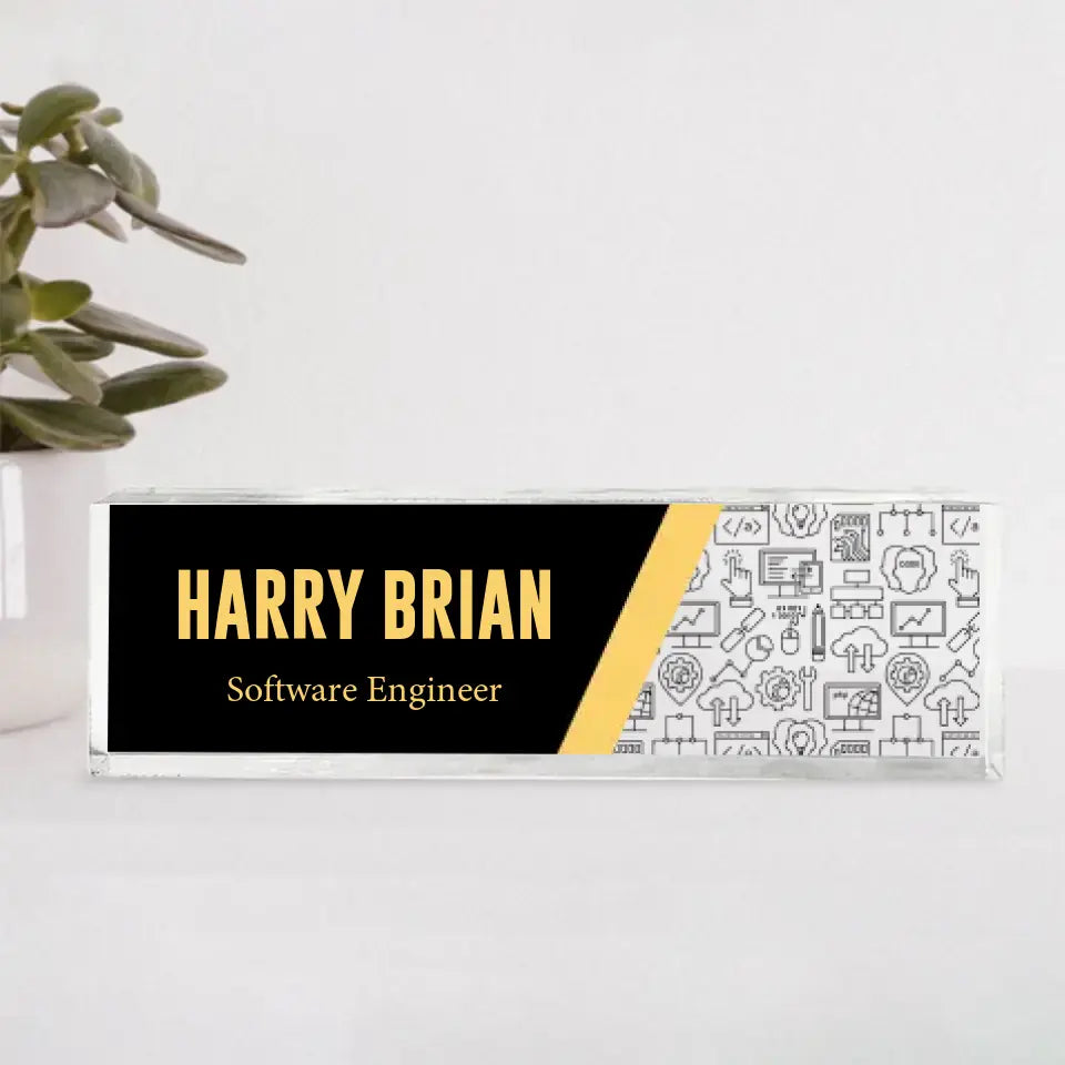 Software Engineer Personalized Acrylic Plaque
