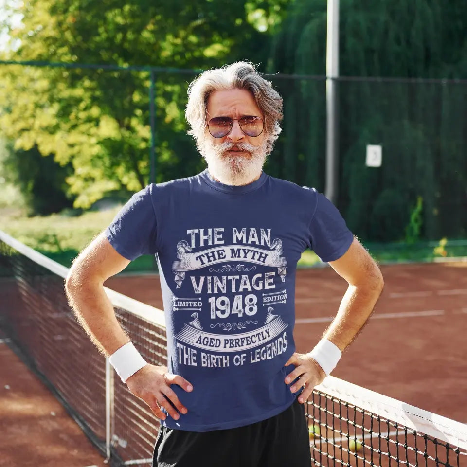 The Man The Myth Vintage Edition | Personalized T-shirt