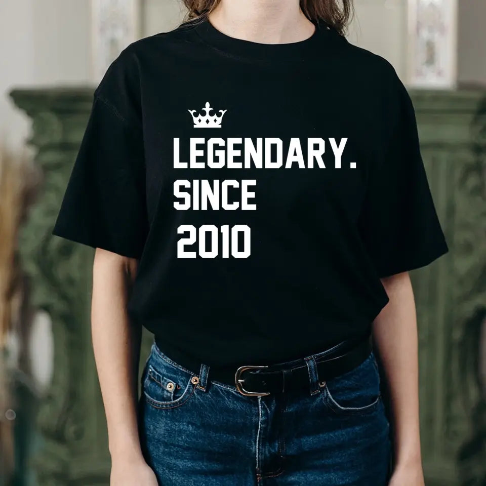 Legendary Since - Custom Year Sweatshirt Hoodie - Birthday Gifts For Children Friends