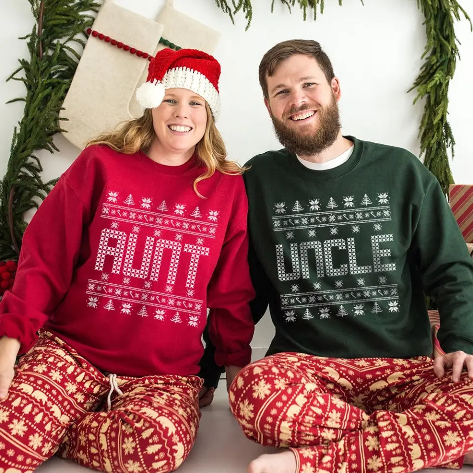 Ugly Sweater With Personalized Name, Christmas Ugly Sweater, Standard Sweatshirt, Christmas Gift |
311IHPBNTS1157