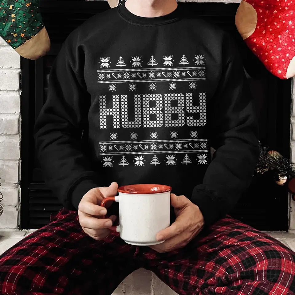 Ugly Sweater With Personalized Name, Christmas Ugly Sweater, Standard Sweatshirt, Christmas Gift |
311IHPBNTS1157