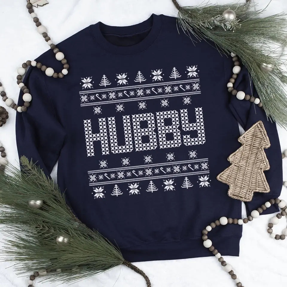 Ugly Sweater With Personalized Name, Christmas Ugly Sweater, Standard Sweatshirt, Christmas Gift |
311IHPBNTS1157