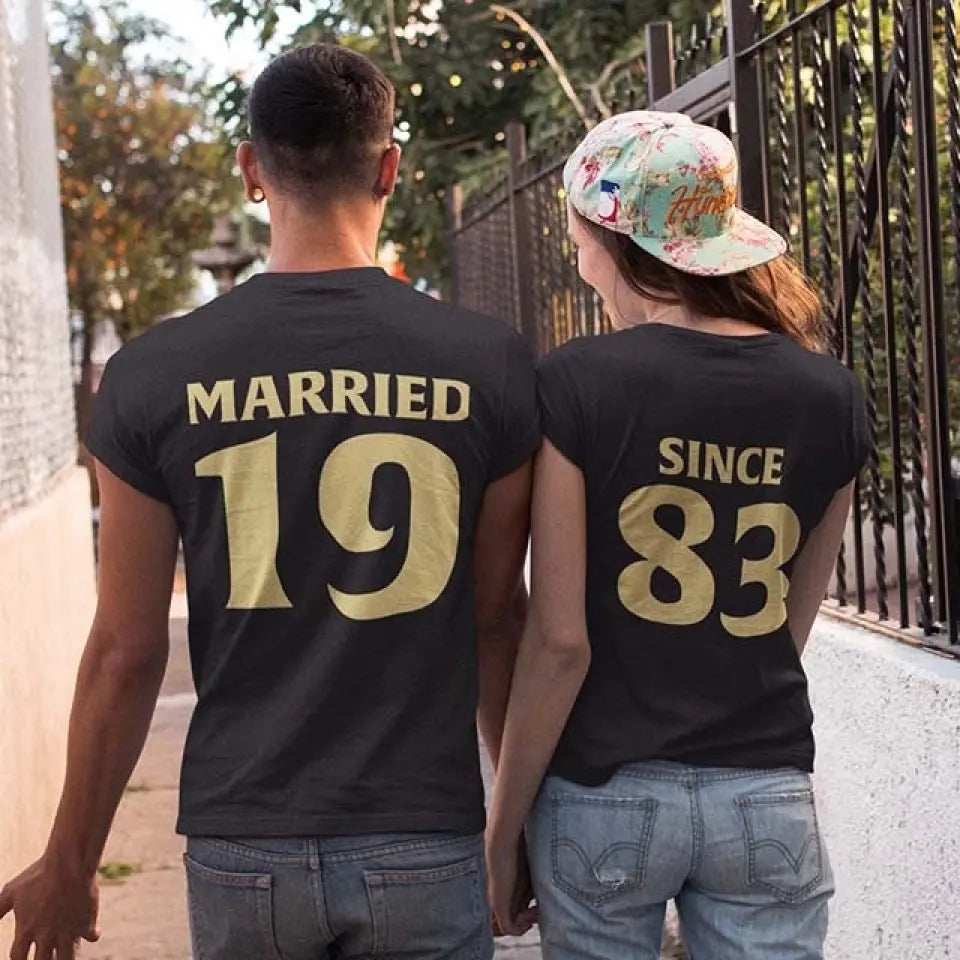 Celebrating Anniversary - Personalized Tshirt - Best Gifts for Parents/Friends | 208IHPTHTS010