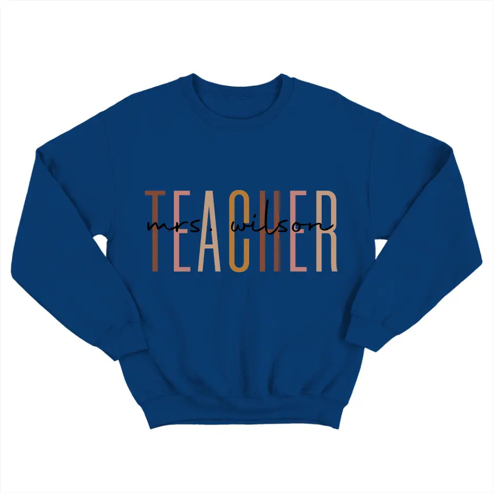 Teacher Life, Standard Crew Neck Sweatshirt, Gift For Teacher | 310IHPNPTS1122
