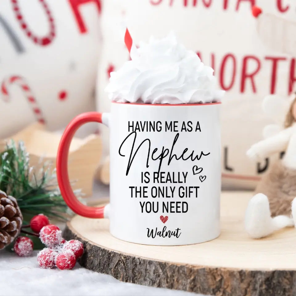 Having Me As A Niece/Nephew Is Really The Only Gift You Need Personalized Mug