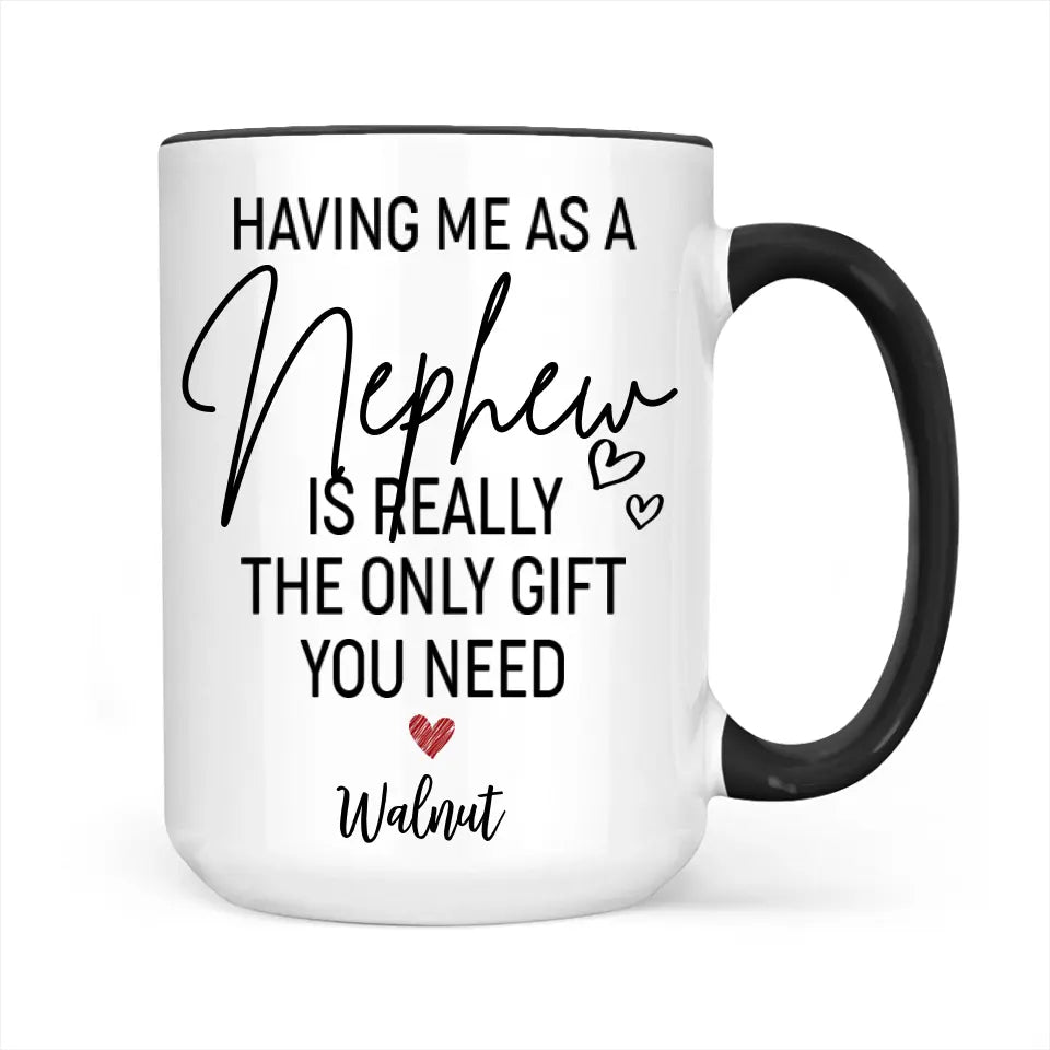 Having Me As A Niece/Nephew Is Really The Only Gift You Need Personalized Mug