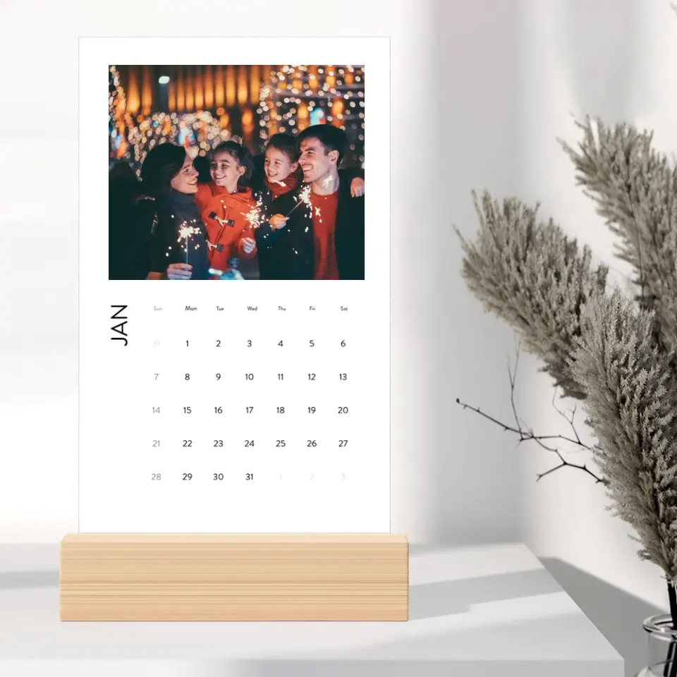 Capture The Year Personalized Photo 2025 New Year Calendar
