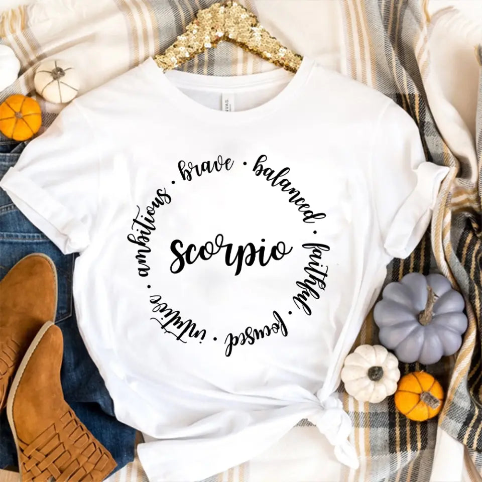 Zodiac Sign T-Shirt, Astrology Horoscope Hoodie, Zodiac Gift for Her, Birthday Gift for Zodiac Lovers