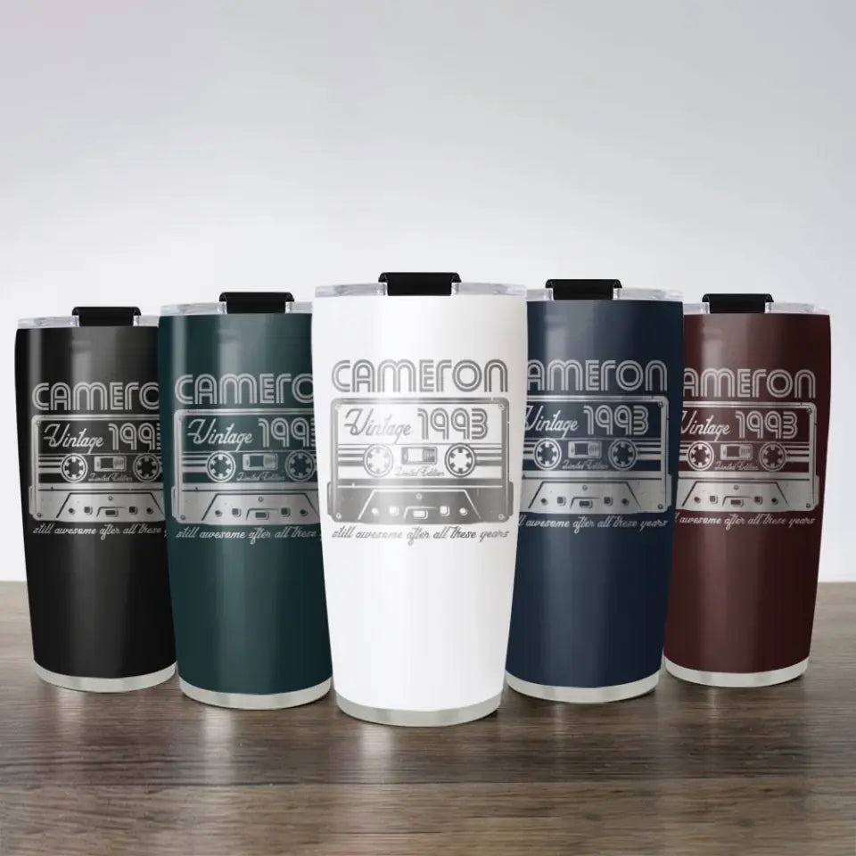 Vintage Limited Edition, Still Awesome After All These Years - Personalized Tumbler