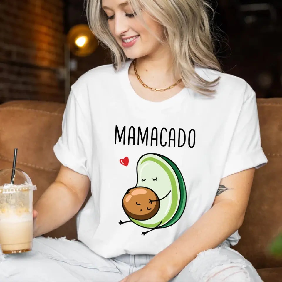 Mamacado - New Mom - Mom to be Gift - T-shirt - Special Gift For Pregnant Mom, Wife