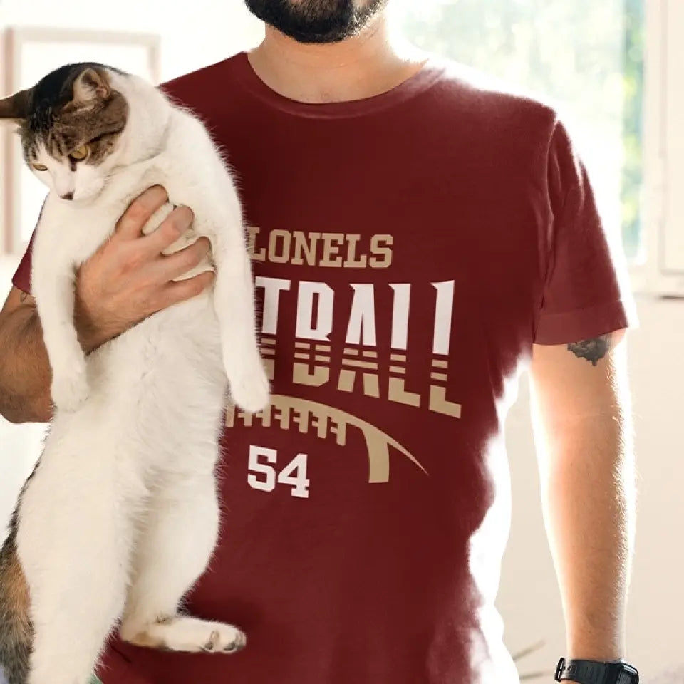 Football Hoodie Player Number Personalized Sports Hoodie