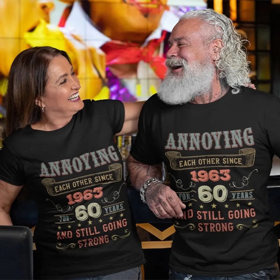 Annoying Each Other For Years & Still Going Strong - Wedding Anniversary Vintage Shirt, Gift for Him and Her - 208IHPTHTS103