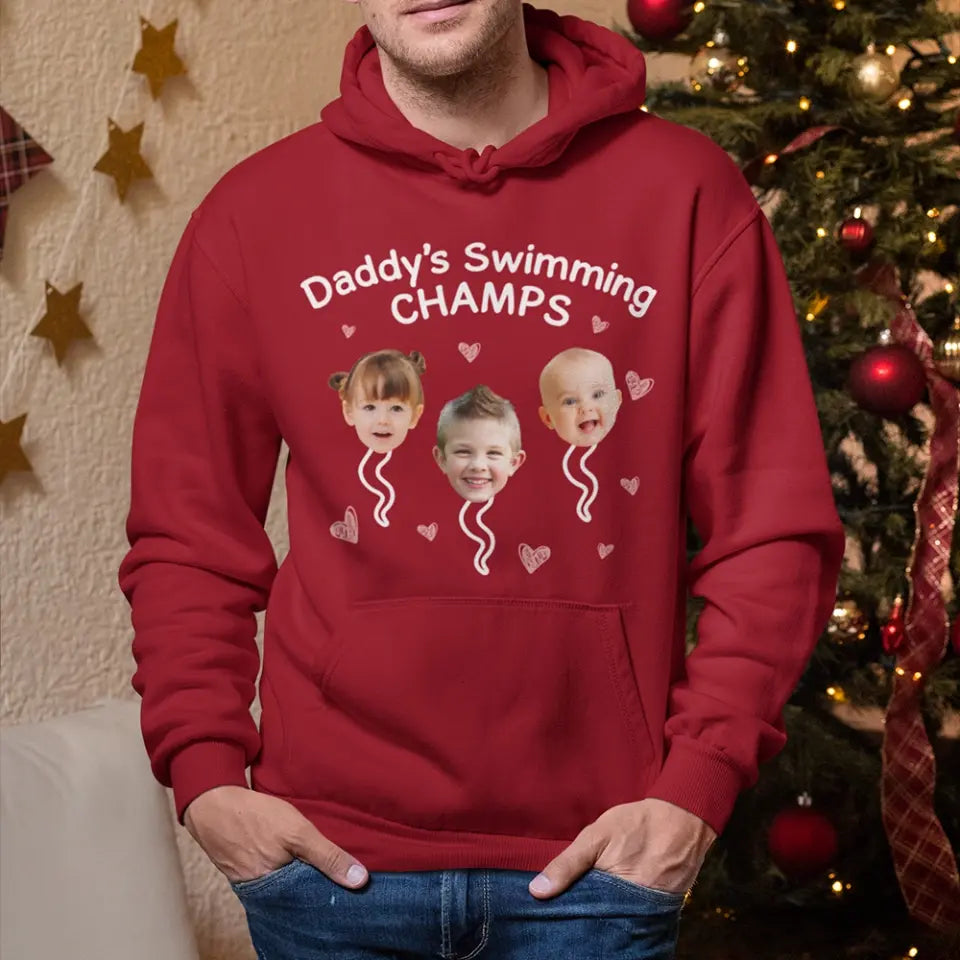 Daddy's Swimming Champs T-shirt