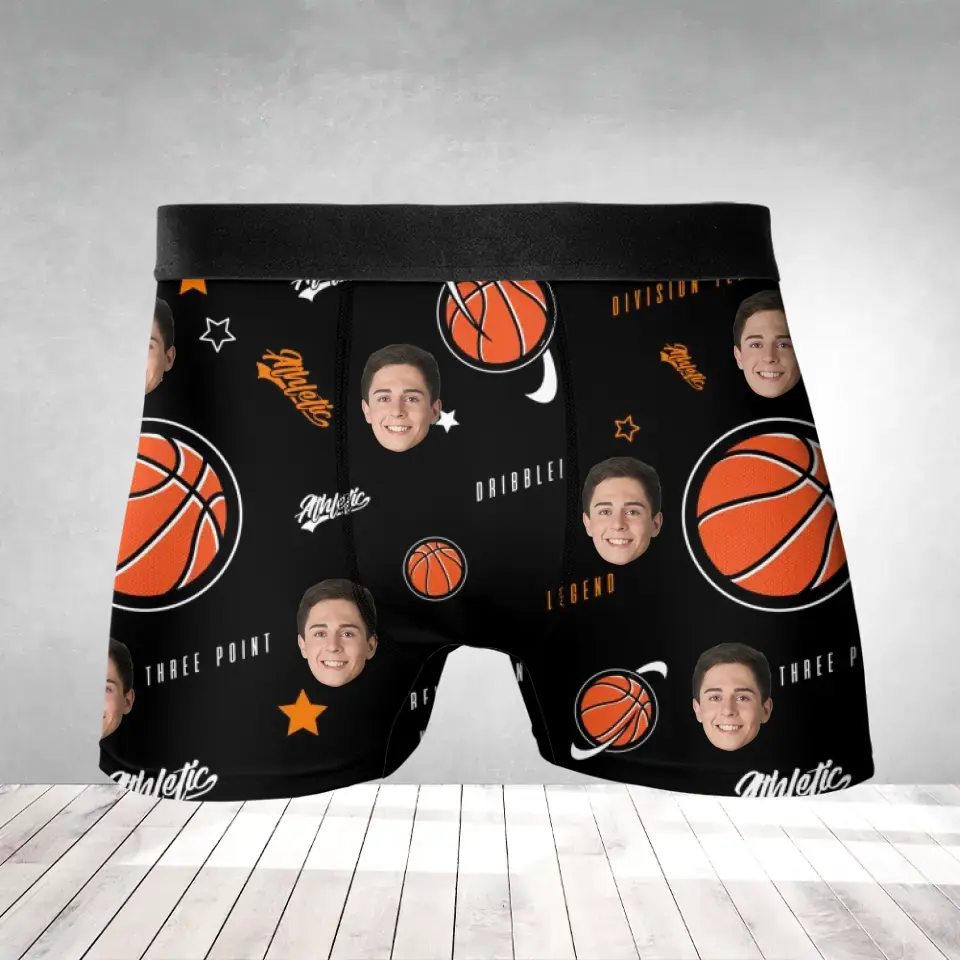 Basketball All-over Print Men's Boxer Briefs, Gift For Basketball Lovers | 312IHPNPMB1290