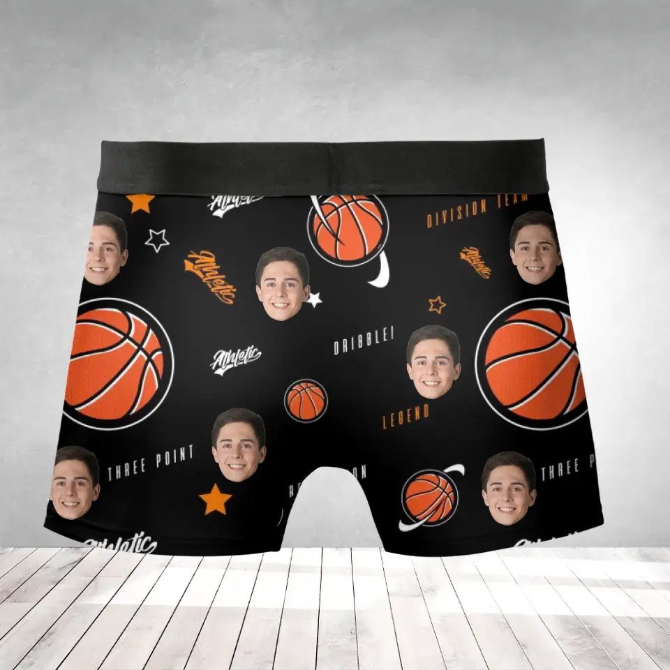 Basketball All-over Print Men's Boxer Briefs, Gift For Basketball Lovers | 312IHPNPMB1290