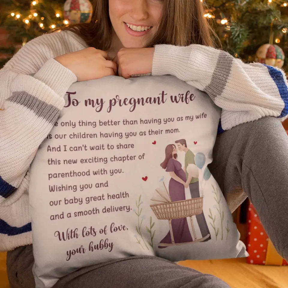 The Only Thing Better Than Having You As My Wife - Personalized Square Linen Pillow