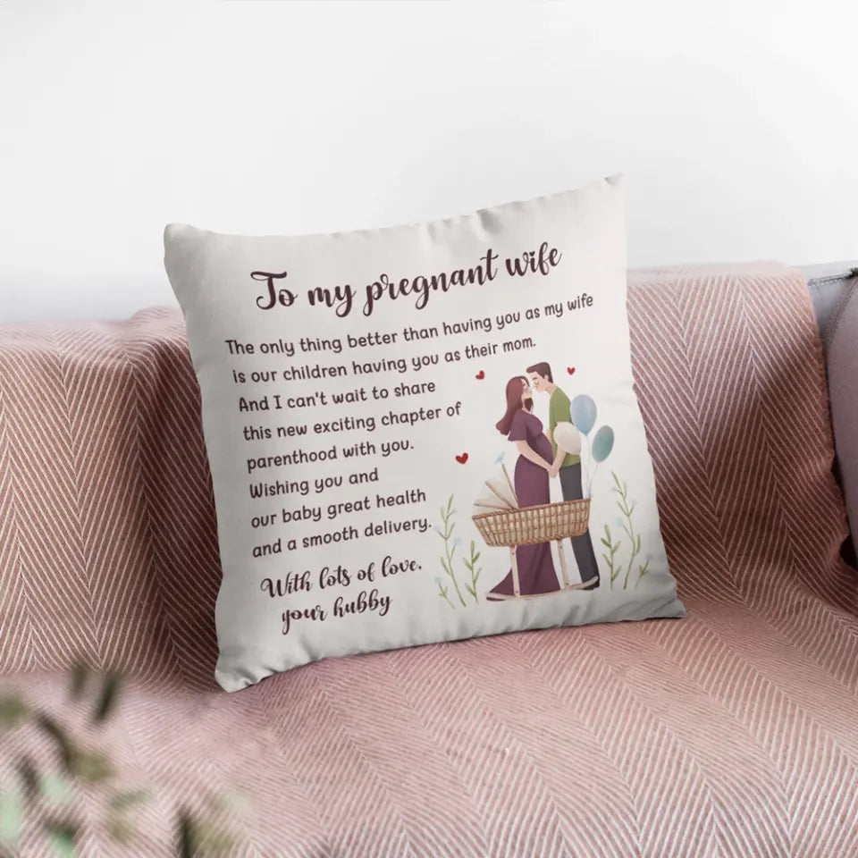 The Only Thing Better Than Having You As My Wife - Personalized Square Linen Pillow